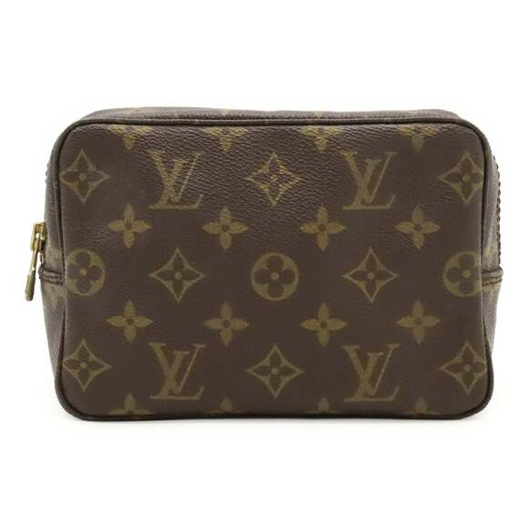 LOUIS VUITTON Brown Monogram Pouch